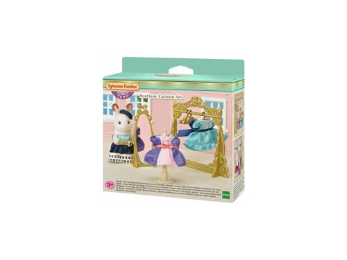 Sylvanian Families - 6013 - Le dressing de mode et tenues de soirée, Multicolore Sylvanian Families - 6013 - Le dressing de mode et tenues de soirée, Multicolore