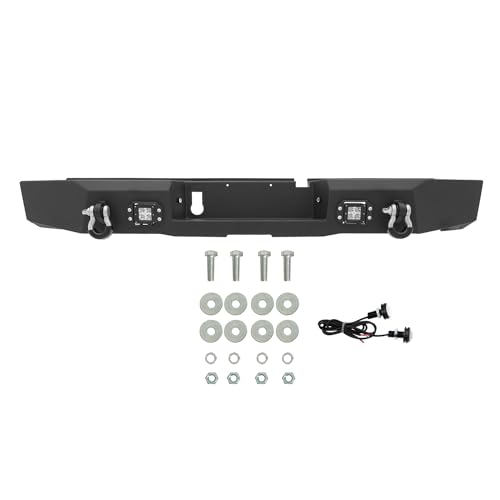 Image of Paramount Automotive 57-0207 Rear Bumper with LED Light Fit for 2010-2018 Dodge Ram 2500