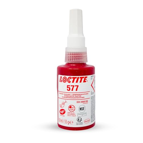 LOCTITE® 577 50ml Accordéon – Produits d'Étanchéité pour Raccords Filetés – Colle LOCTITE® Haute Performance pour Métaux