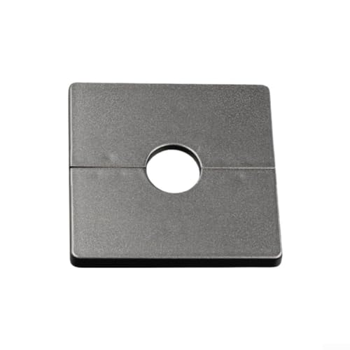 Cubierta de pared sin costuras para aire acondicionado, tapa cuadrada para agujeros de alambre en decoración del hogar (negro)