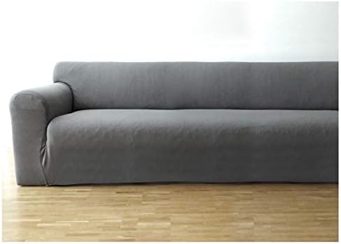 Bellboni - Elastic Couch Covers, Sofa Covers, bi-Elastic Stretch Covers, slipcovers to fit Many Popular Three-Seater Sofas, Grey