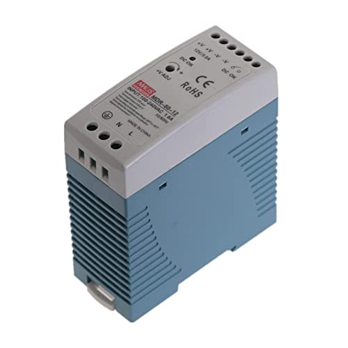 Alimentation 5V MDR-60 60W rail DIN AC DC à commutation de sortie unique - 3