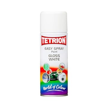 Tetrion Gloss White Easy Spray Paint 400ml
