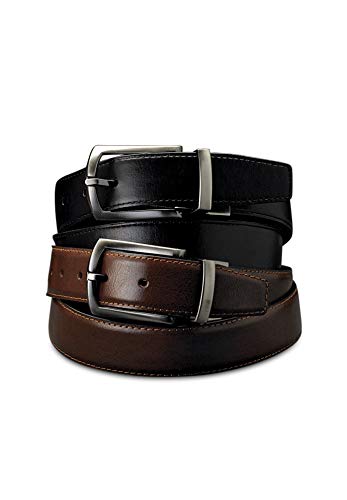 KingSize Men's Reversible Leather Dress Belt