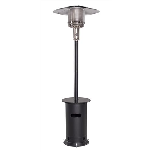 Living Accents 46000 BTU Propane Steel Freestanding Patio Heater 250 sq ft