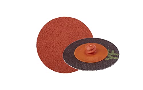 3M PSA Cloth Disc 777F, 60 YF-weight, 12 in x NH, Die 1200B, 10 per case