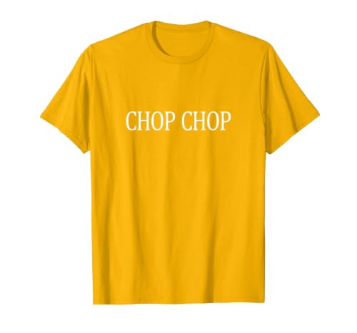 Chop Chop - T-Shirt, Men, Golden Yellow, Small