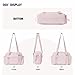 ROULENS Small Gym Bag for Women 2 Set Mini Gym Duffle Bag with Wet Compartment and Coin Wallet, Gym Tote Bag for Workout/Sport/Travel