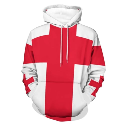 Pull à capuche drapeau Géorgie, un manteau de sport original à offrir aux adultes