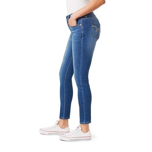 WallFlower womens Ultra Skinny Mid-rise Insta Soft Juniors Jeans (Standard and Plus)3