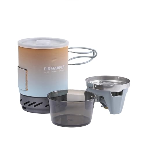 Fire-Maple Camping Gas Stove System Portable Pot/Jet Burner Outdoor Gas Cooking Set Compact Cookware for Hiking Trekking Backpacking Fishing Mountaineering (Multi)