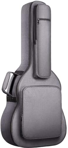Image of Heavy Padded Guitar Bag with Cover Fender Soft Fabric 40 Inch (Grey 3)