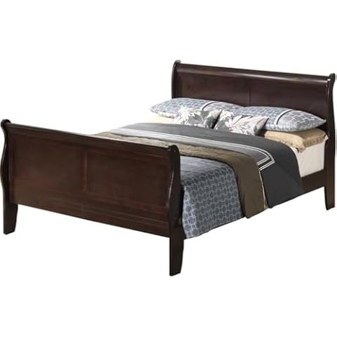 Glory Furniture Louis Phillipe Queen Sleigh Bed Cover