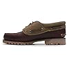 Timberland Men's Traditional Handsewn 3-Eyelet Classic Lug Boat Shoe, Burgundy Full Grain, 10.5 Wide #1