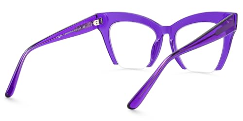 Image of VOOGLAM Blue Light Glasses for Women Anti Eyestrain Dry Eyes UV Computer Phone TV Eyewear Fashion Jacobien
