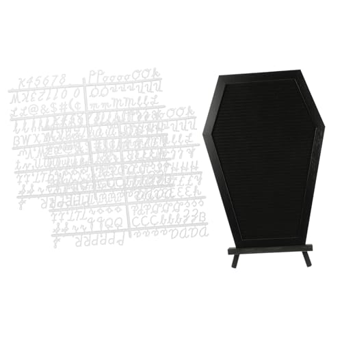 Tableau à Lettres Cercueil d'Halloween - Créez une Décoration de Table Mystique pour Vos Fêtes