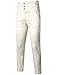 VATPAVE Mens Gothic Pants Cosplay Costume Trousers Steampunk Victorian Pants Medium LP05 White