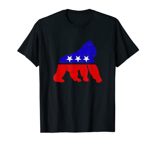 Vote Gorilla Election 2016 Camiseta de Chimpancé de Parodia Política Camiseta