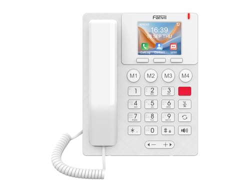 Fanvil X306-White téléphone de bureau élégant pour le télétravail à la maison