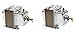 Functional Devices TR75VA001 Transformer, 75Va, 120 to 24 Vac, Circuit Breaker, Foot and Single Threaded Hub Mount (Two Pack)