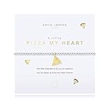 KATIE LOXTON a Little Pizza My Heart Womens Stretch Adjustable Band Fashion Charm Bracelet