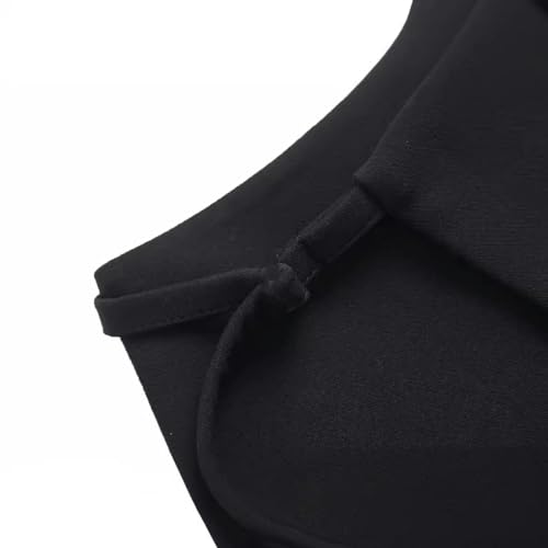 Jupe courte noire style asymétrique à taille haute coupe décontractée tendance printemps - 5
