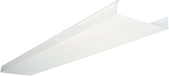 Lithonia Lighting 4ft Replacement Acrylic Diffuser Lens for 48" SB Series | 4 Replacement Acrylic Diffuser Lens, Clear Prismatic Replacement Cover for 48" SB Series Narrow Body Square Wraparound Light