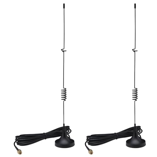 Kaunosta 4G LTE Antenna 8dBi SMA Male Magnetic Base Antenna with 6.6ft/3M RG174 Cable for 4G LTE USB Adapter Wireless Range Extender Wireless CPE Router Cellular Gateway Industrial IoT Router