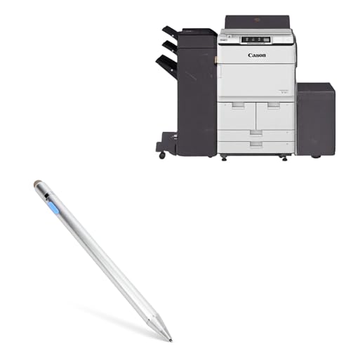 BoxWave Stylus Pen Compatible with Canon imageRUNNER Advance DX 6870i - AccuPoint Active Stylus, Electronic Stylus with Ultra Fine Tip - Metallic Silver