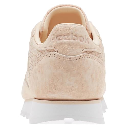 Reebok - Classic Leather Woven EMB - Baskets - Femme - Rose (Pink/Desert Dust/White) - 35.5 EU