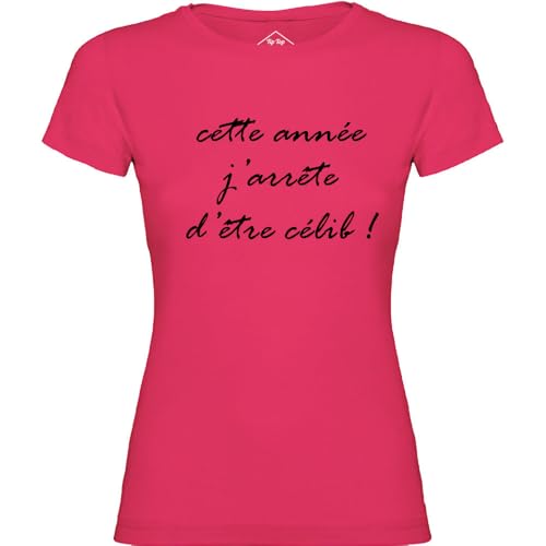 T-Shirt Femme Célibataire Rose pour Oser Briller et Trouver l'Amour
