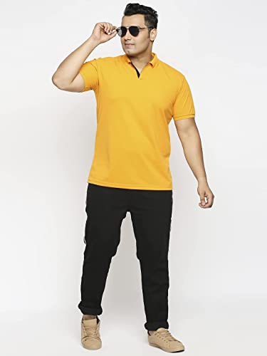 Image of Wear Your Opinion Men's Plus Size Half Sleeve Polo T-Shirt Combo (Set of 2)