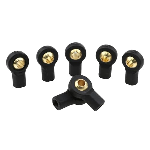 Haidong M3 Tie Rod End Ball Joint M3 Lever Steering Linkage Tie Rod End Ball Head Holder Tie Rod for RC Model Aircraft/Car/Boat Lever Steering Ball Head Connecting Rod End (M3XL15MM) -12PCS