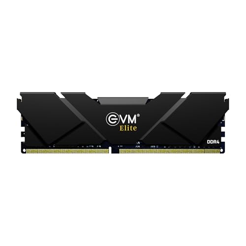 Image of EVM Elite 32GB DDR4 3200MHz Gaming Desktop RAM | Intel XMP & AMD Expo Compatible | High-Performance PC Memory Module with Aluminum Heat Sink | Low Voltage 1.2V | 10-Year Warranty (EE32G32DT)