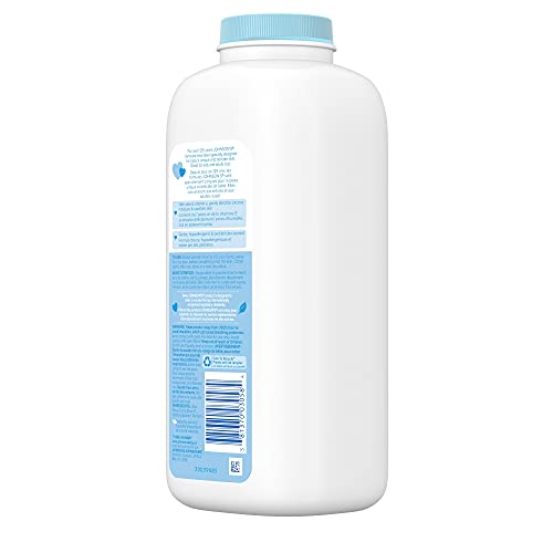 Image of Johnson's Baby Powder, Naturally Derived Cornstarch with Aloe & Vitamin E for Delicate Skin, Hypoallergenic and Free of Parabens, Phthalates, and Dyes for Gentle Baby Skin Care, 15 oz (Pack of 2)
