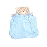 Holibanna Sofaüberzug mit Elastischem Bärchen Motiv rutschfest und All Inclusive Atmungsaktiv für Vier Jahreszeiten ohne Füllung Passgenau für Kindersofas und Lounges in Himmelblau