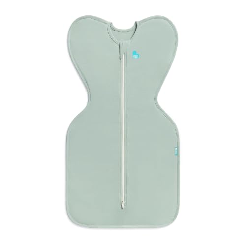 Image of Love To Dream Swaddle UP, Baby Sleep Sack, Twin Zipper for Easy Diaper Changes, Arms UP Position, Hip-Healthy, Lightweight & Breathable, Moderates Temperatures (24-27C), Medium 3-6 Months, Olive
