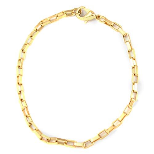 Pulseira Folheada a Ouro 18k modelo francesa