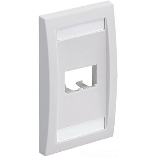 Panduit CFPE2WHY 1-Gang 2-Port Faceplate, White