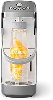 Spärkel Beverage System (Silver) - Sparkling Water and Soda Maker - A New