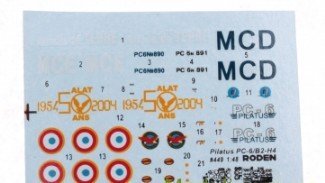 Roden Pilatus PC-6 B2/H4 Turbo Porter 1/48 miniatura 7