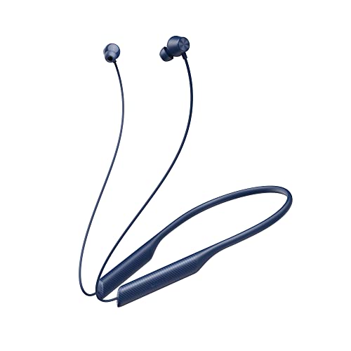 Image of DIZO Wireless Dash (by realme Techlife), with 30H Play and Blink Fast Charging Bluetooth in Ear Headset (Electric Blue)