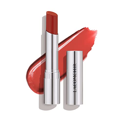 Lacomchir Moisturizing Shine Lipstick Creamy Finish Hydrating High Pigment Lip Makeup With Rose Oil Cruelty Free Oil Free Gluten Free -01 #TOP3