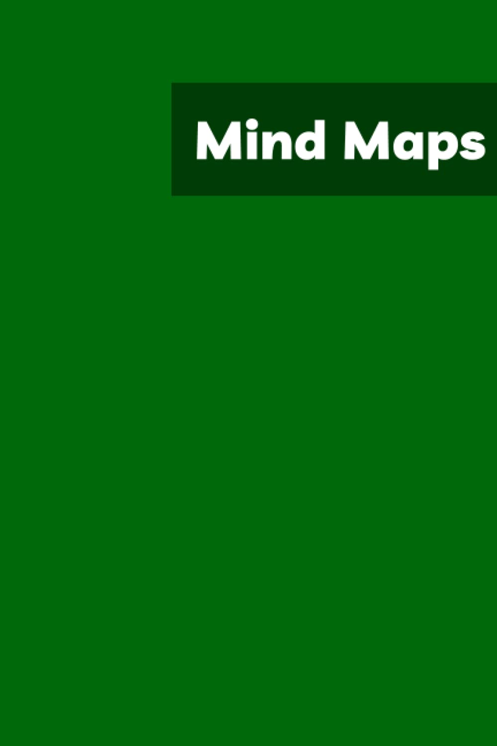 Mind Maps: Green Mind Map Notebook