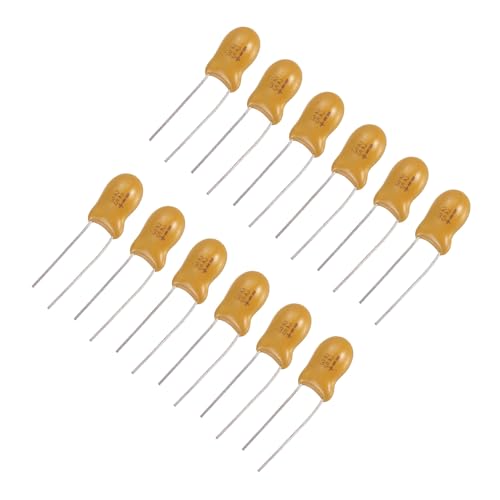 Condensateur 22uF 35V jaune radial pour stabiliser le courant des projets informatiques