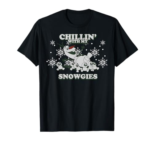 T-shirt Olaf Reine des Neiges idée cadeau anniversaire enfant motif imprimé