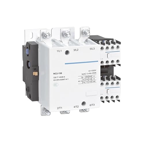 Contacteur NC2 AC bobine 220V inverseur quadripolaire pour armoire électrique de puissance