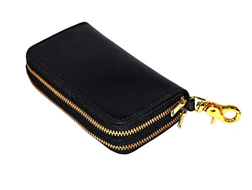 【ビームズ スクエア】 マルチキーウォレット 6連キーホルダー コインケース ブラック ミニ財布 コードバン 馬革 BZSQ-350BK