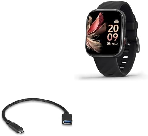BoxWave Cable Compatible with FITVII Health & Fitness Tracker 2024 - USB Expansion Adapter, Add USB Connected Hardware to Your Phone image 5