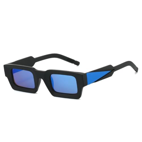 Verres de soleil de luxe de qualité supérieure style rétro bleu miroir